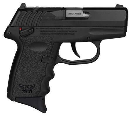 [810099571301] SCCY Industries CPX4CBBKRDRG3 CPX-4 RD 380 ACP 10+1 2.96" Black Polymer/Serrated Black Nitride Stainless Steel Slide/Finger Grooved Black Polymer Grip