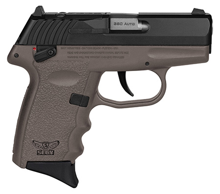 [810099571363] SCCY Industries CPX4CBDERDRG3 CPX-4 RD 380 ACP 10+1 2.96" Flat Dark Earth Polymer/Serrated Black Nitride Stainless Steel Slide/Finger Grooved Flat Dark Earth Polymer Grip