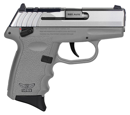[810099571547] SCCY Industries CPX4TTSGRDRG3 CPX-4 RD 380 ACP 10+1 2.96" Sniper Gray Polymer/Serrated Stainless Steel Slide/Finger Grooved Sniper Gray Polymer Grip