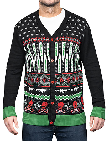 [840815139577] Magpul MAG1198-9692X Krampus Christmas Sweater Multi Color Long Sleeve 2XL