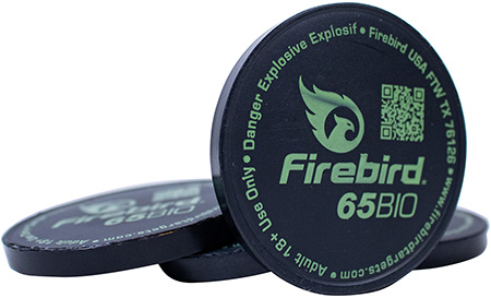 [195893579778] Firebird USA 65BIO 65BIO  Flash/Smoke/Sound Impact Universal Firearm 65mm 10 Pk.
