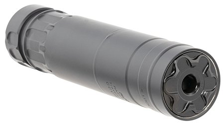 [859383006877] Rugged Suppressors RZ556 Razor 556  22 Cal (5.56mm), 6.40" L Black Stainless Steel, Includes 1/2"-28 M2 QD Brake