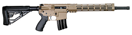 [819511021653] Alexander Arms  Tactical  50 Beowulf 7+1 18" Black Fluted/Threaded Barrel, Flat Dark Earth Cerakote Picatinny Rail Aluminum Receiver, M-LOK Handguard, Black Synthetic B5 Bravo Stock, Black A2 Grip