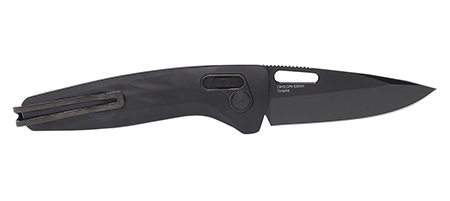 [729857014304] S.O.G SOG12730357 One-Zero XR 3.10" Folding Plain Black Chrome Cryo CPM S35VN Steel Blade Black Sculpted Aluminum Handle Includes Pocket Clip