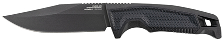 [729857014335] S.O.G SOG17220157 Recondo FX 4.60" Fixed Plain Satin TiNi Full Tang Cryo 440C SS Blade/ Black Overmolded GRN Handle
