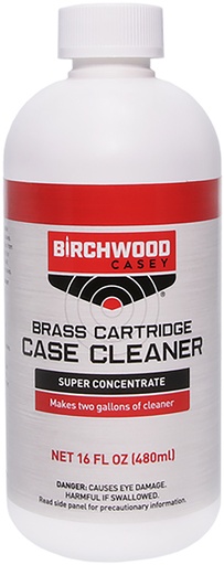 [029057338454] Birchwood Casey 33845 Brass Cartridge Case Cleaner 16 oz. Bottle