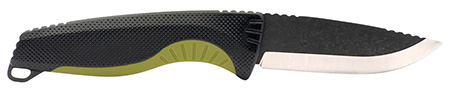 [729857014168] S.O.G SOG17410441 Aegis FX 3.70" Fixed Drop Point Plain Stonewashed 4116 Krupp SS Blade Black w/Moss Green Accents GRN Handle, Includes Sheath