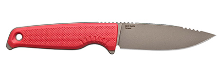 [729857013598] S.O.G SOG17790257 Altair FX  3.40" Fixed Clip Point Plain Satin TiCN Cryo CPM 154 SS Blade, Canyon Red GRN Handle, Includes Sheath