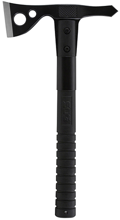 [729857995122] S.O.G SOGF06TNCP FastHawk  2" Blade 420HC SS Blade Black Side Hammer Checkering w/"SOG" GRN Handle 12.50" Long Tomahawk
