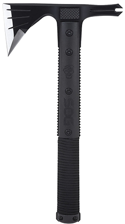 [729857002530] S.O.G SOGSK1001CP Survival Hawk 3" Blade 2Cr13MoV SS Blade Black w/Reflective Paracord GRN Handle 12.10" Long Tomahawk