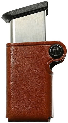 [601299124035] Galco SMC22 SMC Mag Case Single Tan Leather Belt Loop Compatible w/ Walther P99 Belts 1.75" Wide Ambidextrous Hand
