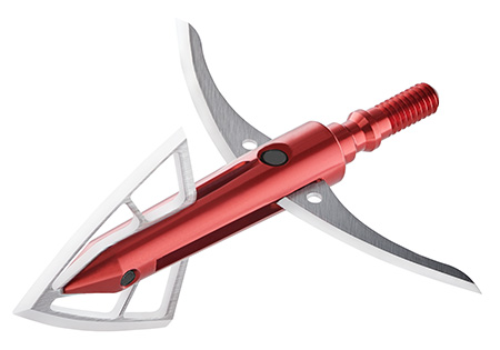 [042609001545] Bloodsport BLS10821 Gravedigger Extreme Cut On Contact Hybrid Mechanical Broadhead 100 GR 3 Pack