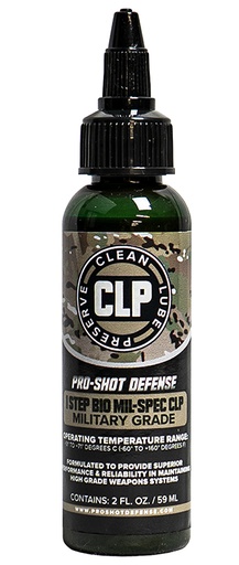 [709779800728] Pro-Shot 1STEP 1 Step BIO Mil-Spec CLP 2 oz. Squeeze Bottle