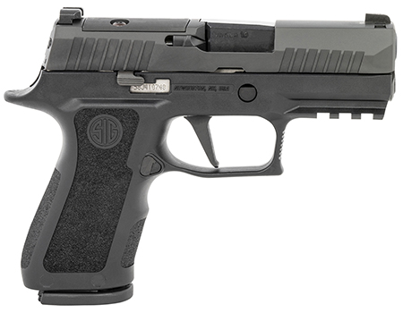 [798681663620] Sig Sauer 320XC9BXR3PR2 P320 XCompact 9mm Luger 15+1 3.60" Carbon Steel Barrel, Black Nitron Optic Ready/Serrated SS Slide, Black Stainless Steel Frame w/Picatinny Rail, Black XCompact Polymer Grips