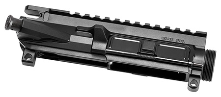 [850869008835] Sharps Bros SBUR04 Billet Upper  Upper Receiver, 7075-T6 Aluminum w/Mil-Spec Anodized Finish, Stripped w/Forward Assist  &  Dust Cover For .223/5.56/.224 Valkyrie/300 BLK/6.5 Grendel Caliber AR-15
