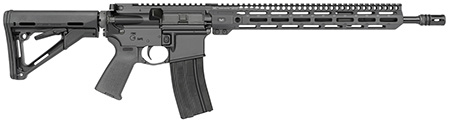 [812102033974] Midwest Industries MIFN16CRM14 Lightweight  223 Wylde 16" 30+1 Black Hard Coat Anodized Rec with 14" M-Lok Black 6 Position Magpul CTR Stock Black Magpul MOE Grip Right Hand