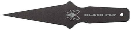 [705442020011] Cold Steel CS80STMA Black Fly Thrower Fixed Plain Black 1055 Carbon Steel Blade/Handle
