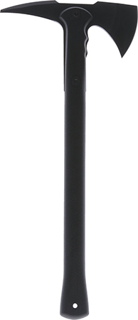 [705442010913] Cold Steel CS90PTWH War Hawk  Tomahawk w/Spike Plain 1055 Carbon Steel Blade Black Polypropylene Handle 19"