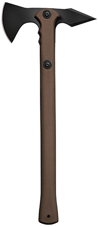[705442017219] Cold Steel CS90PTHF Trench Hawk  3.50" Blade 1055 Carbon Steel Blade Flat Dark Earth Polypropylene Handle 19"
