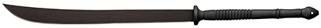 [705442012016] Cold Steel CS97THAMS Thai  22" Black Matte Baked-On Anti Rust 1055 Carbon Steel Blade/ Flat, Oval Black w/Steel Guards Polypropylene Handle 36.50" Long Includes Sheath