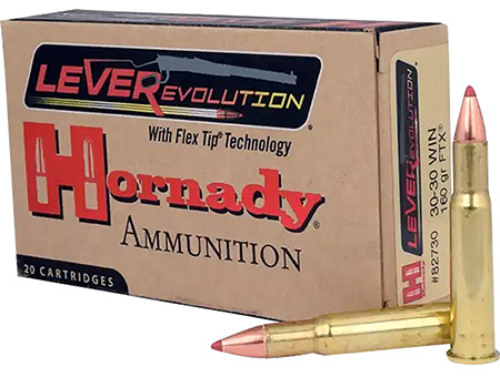 [090255827309] Hornady 82730 LEVERevolution  30-30Win 160gr Flex Tip eXpanding 20 Per Box/10 Case