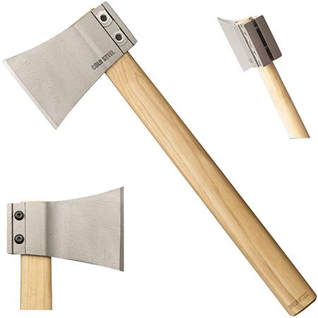 [705442019176] Cold Steel CS90AXA Professional Thrower 4" Blade 1055 Carbon Steel Blade American Hickory Handle 16"