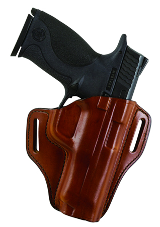[013527250179] Bianchi 25017 57 Remedy  OWB Size 10 Tan Leather Belt Slide Fits Colt 1911 Government Left Hand