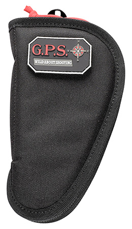 [888151039571] GPS Bags 1004CPCB Contoured Discreet Case w/ Black Finish w/ Lockable Zipper for 4" or Less Barrel Handgun