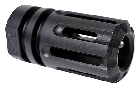 [853427007769] Angstadt Arms AAF09HHB28 Flash Hider  Black Hardcoat Anodized Steel with 1/2"-28 tpi Threads 1.75" OAL for 9mm Luger