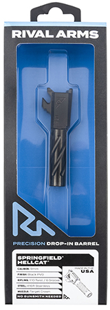 [813628006497] Rival Arms RA-RA20H101A Precision V1 Black PVD Spiral Fluted Stainless Steel for Springfield Hellcat