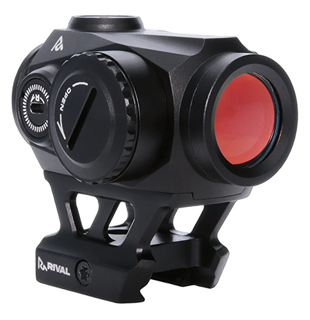 [888151039649] Rival Arms RARA8122BN X2 Red Dot  Black Anodized 1 X 22 mm 2 MOA Red Dot