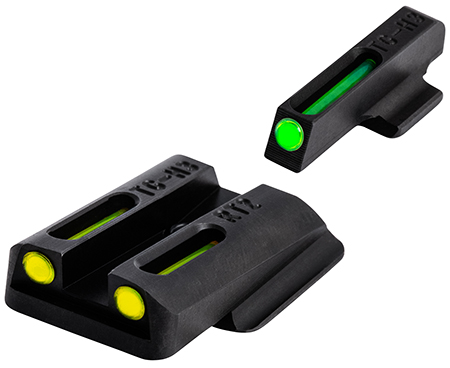 [788130019573] TruGlo TGTG131RT2Y TFO  Green/Tritium/Fiber Optic Front Sight-Yellow/Tritium/Fiber Optic Rear Sight Ruger LC9/9S/380