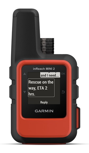 [753759281236] Garmin 0100260200 inReach Mini 2 Satcom Communication/SOS/Maps Black/Red Internal Rechargeable Lithium Battery Bluetooth/ANT+ GPS Yes