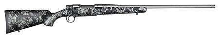 [691328238284] Christensen Arms 8010108600 Mesa FFT 300 PRC 3+1 22" Threaded Barrel, Tungsten Gray Cerakote, Black with Gray Webbing Stock