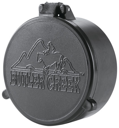 [051525303404] Butler Creek 30340 Flip-Open Objective Scope Cover 53.30mm Obj. Size 34 Black Polymer