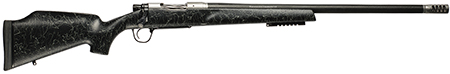 [696528086765] Christensen Arms 8011001800 Traverse  300 RUM 3+1 26" Threaded Barrel, Natural Stainless, Black with Gray Webbing Stock