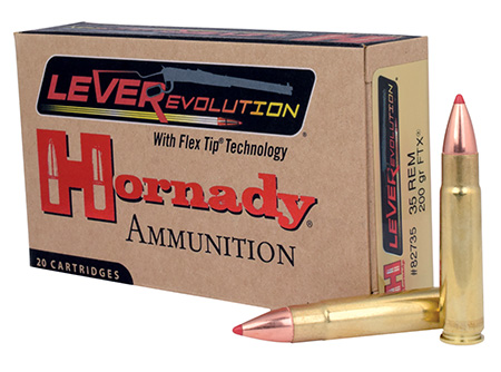 [090255827354] Hornady 82735 LEVERevolution  35Rem 200gr Flex Tip eXpanding 20 Per Box/10 Case