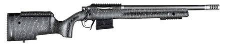 [810651025501] Christensen Arms CA10271H88281 BA Tactical Long Range 6.5 Creedmoor 4+1 16" Carbon Fiber Barrel, Black Nitride Finish, Black with Gray Webbing Stock