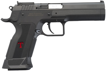 [8051770131564] Tanfoglio IFG TFLIMPROP10 Limited Custom P 10mm Auto 14+1 4.76" Black Polygonal Rifled Barrel, Black Steel Slide, Black Polymer Frame,  Black Polymer Grips, Ambidextrous