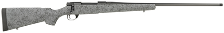 [682146399240] Howa HHS43331 M1500 HS Precision 300 Win Mag 3+1 24" Blued Threaded Barrel/Rec, Gray with Black Webbed HS Precision Stock