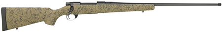 [682146399257] Howa HHS43333 M1500 HS Precision 300 Win Mag 3+1 24" Blued Threaded Barrel/Rec, Green with Black Webbed HS Precision Stock