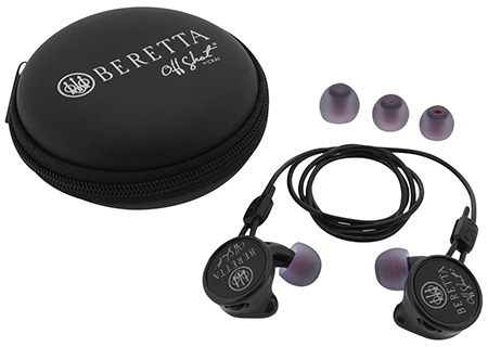 [082442935218] Beretta USA CF081A21560951 Mini Headset Comfort Plus Silicone Ear Piece 32 dB In The Ear Black