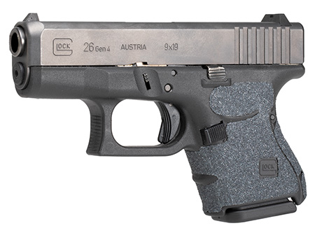 [743108186497] Hogue 18649 Wrapter Adhesive Grip made of Heavy Grit with Black Finish for Glock 26, 27, 33 Gen 4