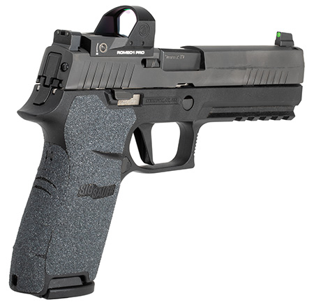 [743108176399] Hogue 17639 Wrapter Adhesive Grip made of Heavy Grit with Black Finish for Sig P320 Full Size with Medium Grip Module
