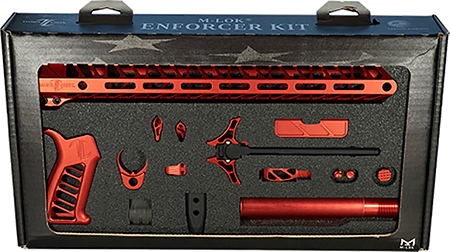 [816397026611] Timber Creek Outdoors TCOEKR Enforcer Complete Build Kit Red Anodized for AR-15