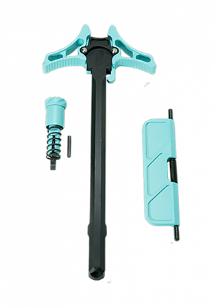 [816397027403] Timber Creek Outdoors EUPKRE Enforcer Upper Parts Kits Robin's Egg Blue Aluminum for AR-15