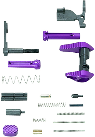 [816397027229] Timber Creek Outdoors ARLPKPPA Lower Parts Kit  Purple Anodized Aluminum for AR-15