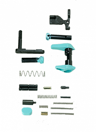 [816397027335] Timber Creek Outdoors ARLPKRE Lower Parts Kit  Robin's Egg Blue Aluminum for AR-15