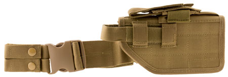 [848754003355] NcStar CVDLHOL2954T Drop Leg  Leg Tan PVC Fabric Leg Fits Full Size Semi-Auto Fits Compact Semi-Auto Right Hand