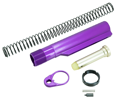 [816397027793] Timber Creek Outdoors ARBTKPPA Buffer Tube Kit  Purple Anodized for AR-15